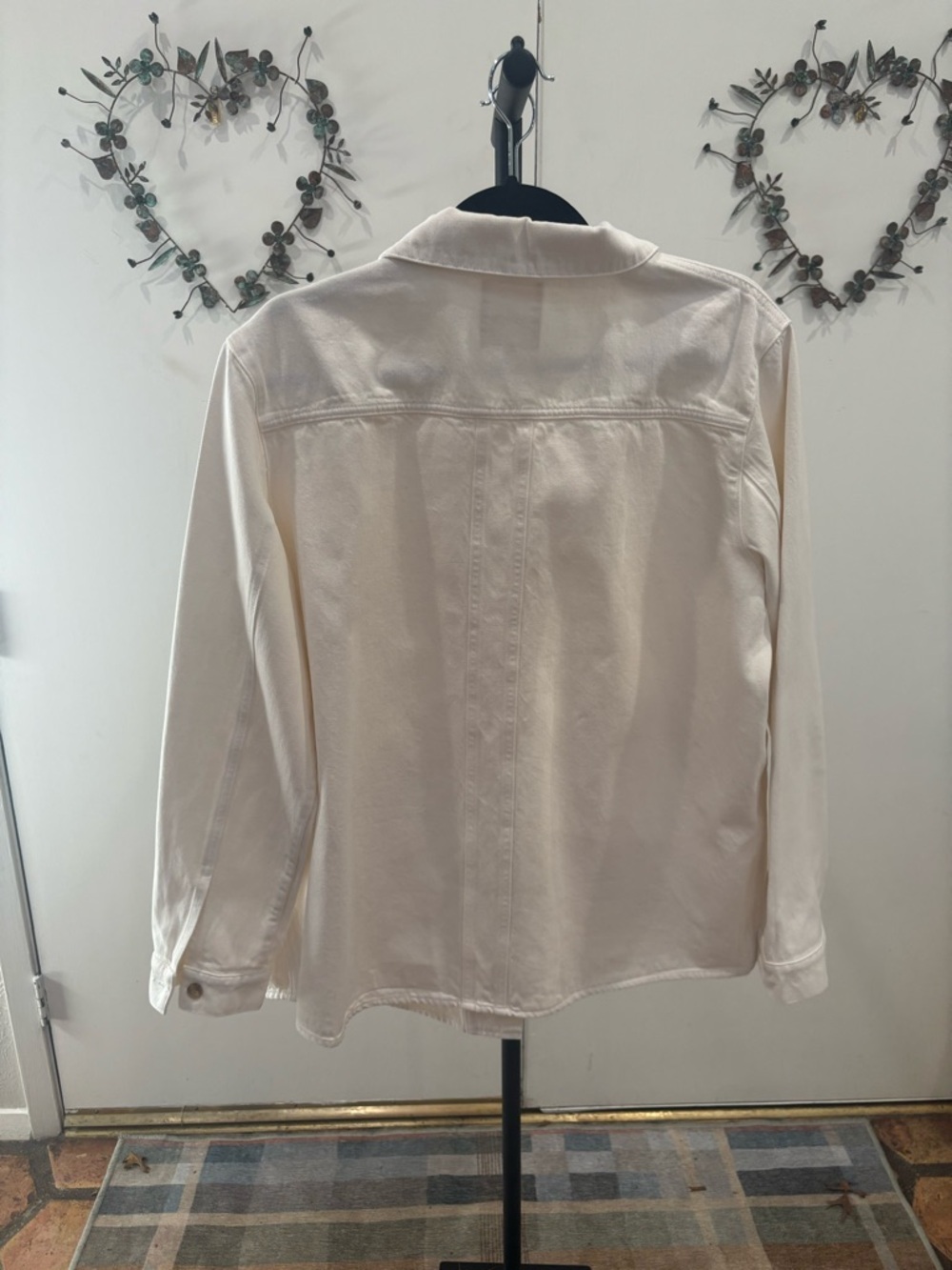 Sezane Will Ecru Denim Jacket - Picture 5 of 6